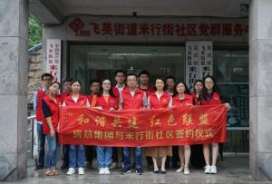 結對紅色聯盟，共建和諧社區 —— 房總集團與米行街社區舉行簽約儀