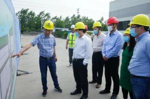 市國資委黨委書記、主任婁顯杰一行調研建筑工業化PC構件生產基地與